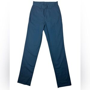 American Apparel Twill Pant Blue Slim Fit Trousers | Size 26 | 30” Inseam